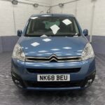 2018 Blue Citroen Berlingo - Front View. NK68 BEU