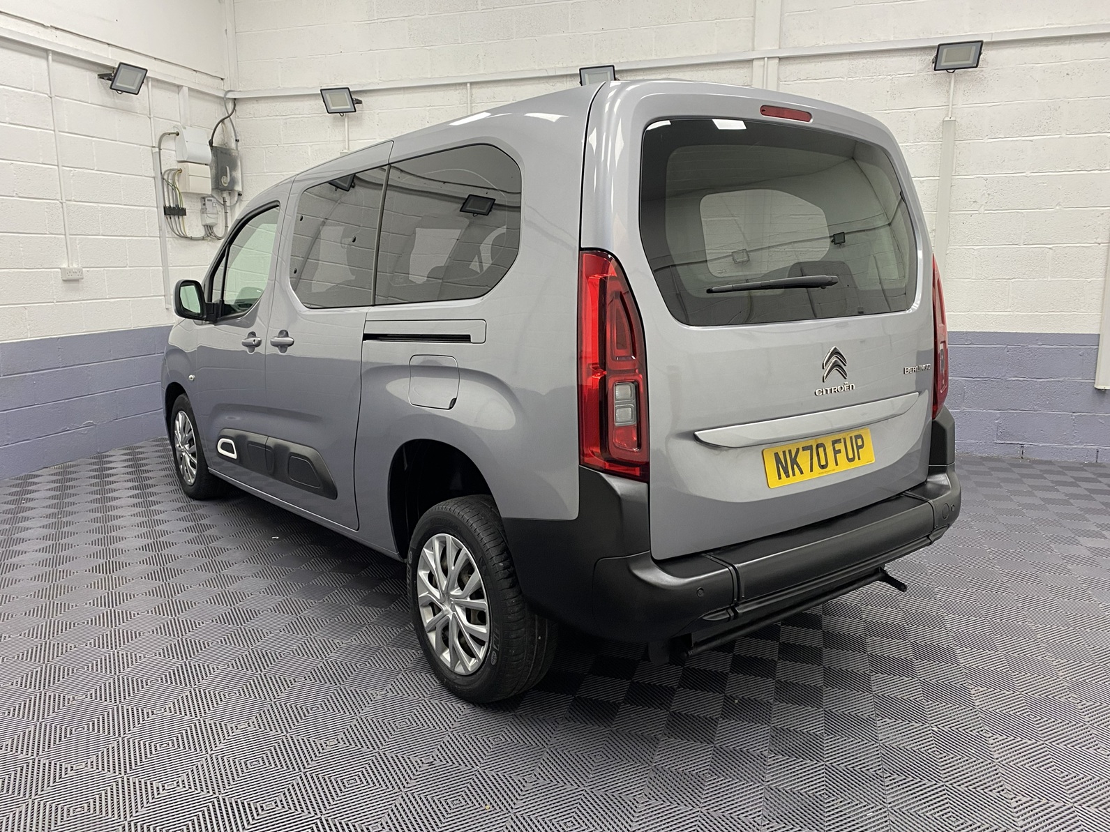 Automatic Wheelchair Accessible Citroen Berlingo XL in Michael Harraway Cars Showroom. NK70 FUP 1