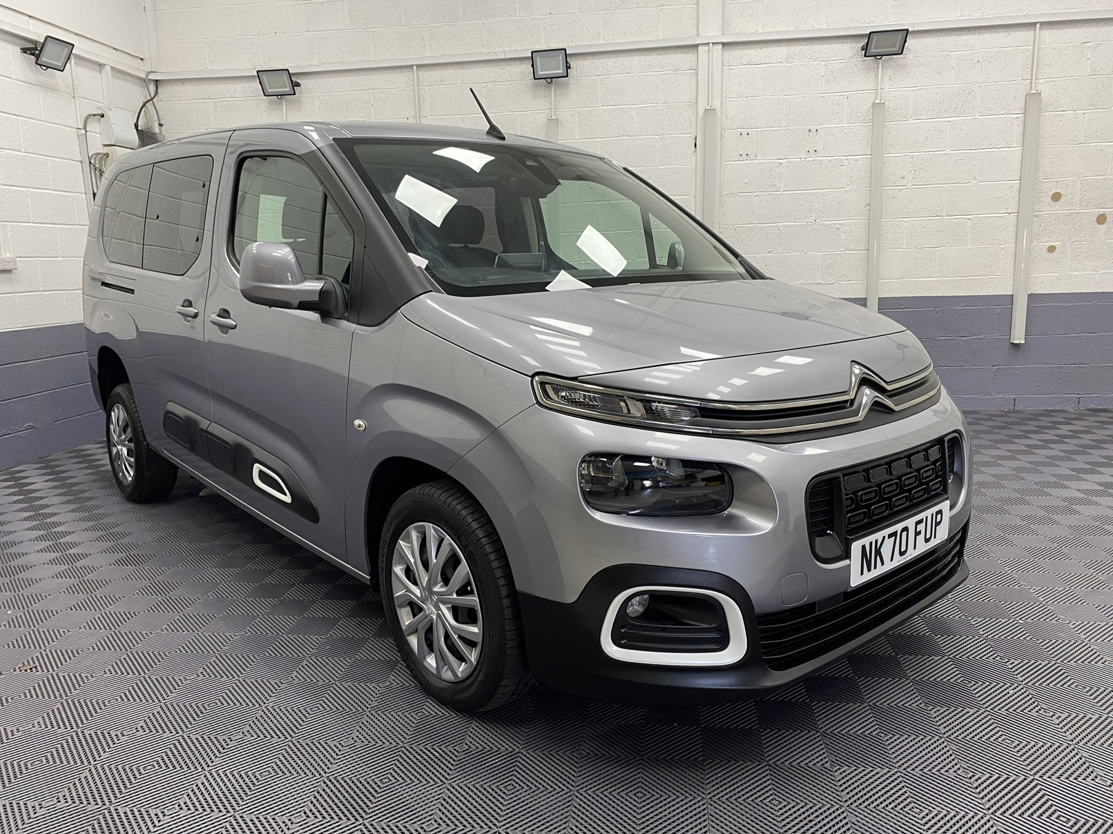 Accessible Citroen Berlingo XL in Michael Harraway Cars Showroom. NK70 FUP 19