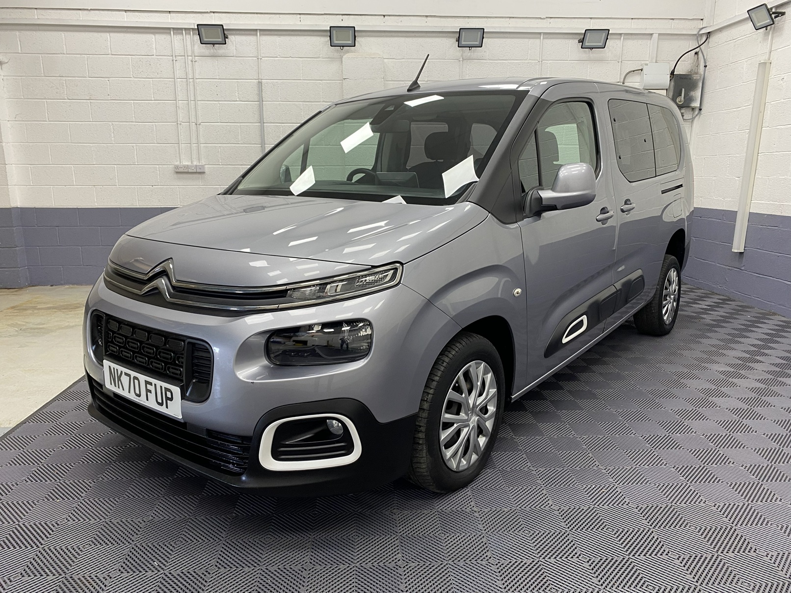 Accessible Citroen Berlingo XL in Michael Harraway Cars Showroom. NK70 FUP 22