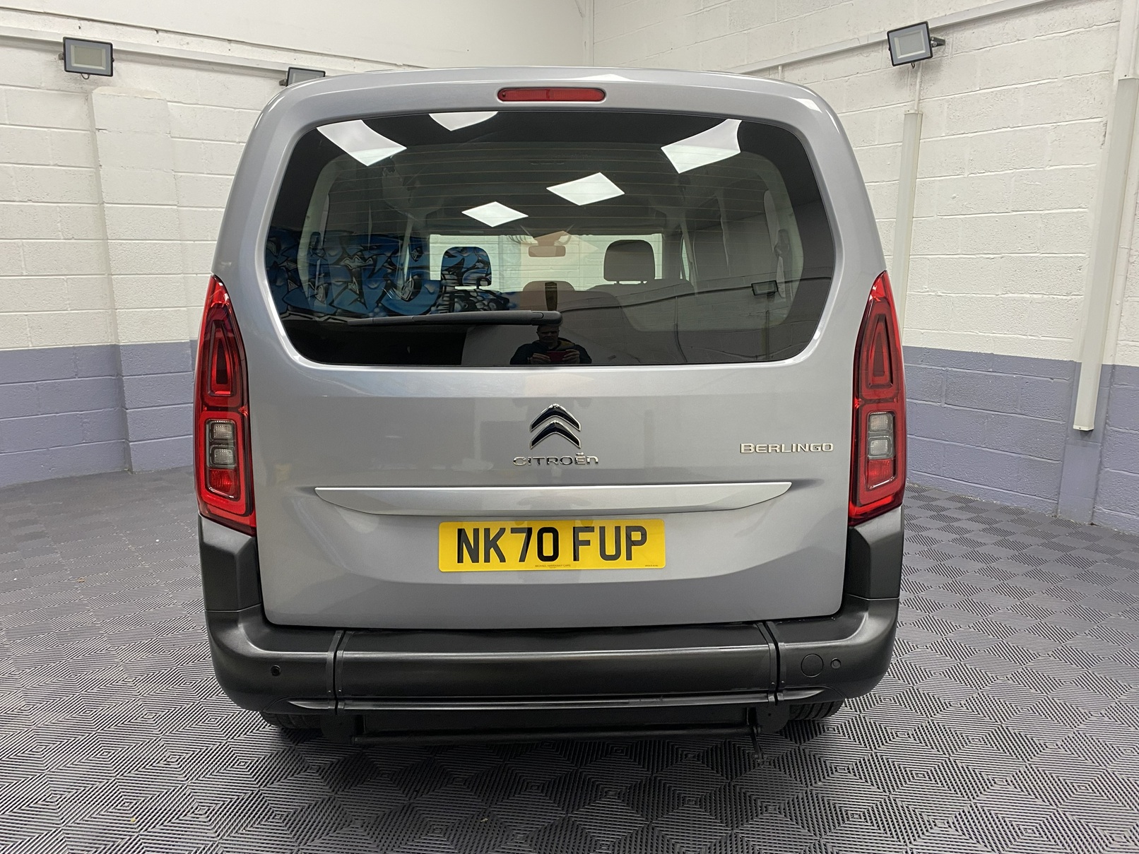 Accessible Citroen Berlingo XL in Michael Harraway Cars Showroom. NK70 FUP 3