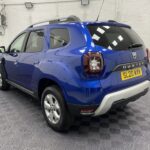 Metallic Blue Dacia Duster Comfort for sale at Michael Harraway Cars SL20 WXW 1
