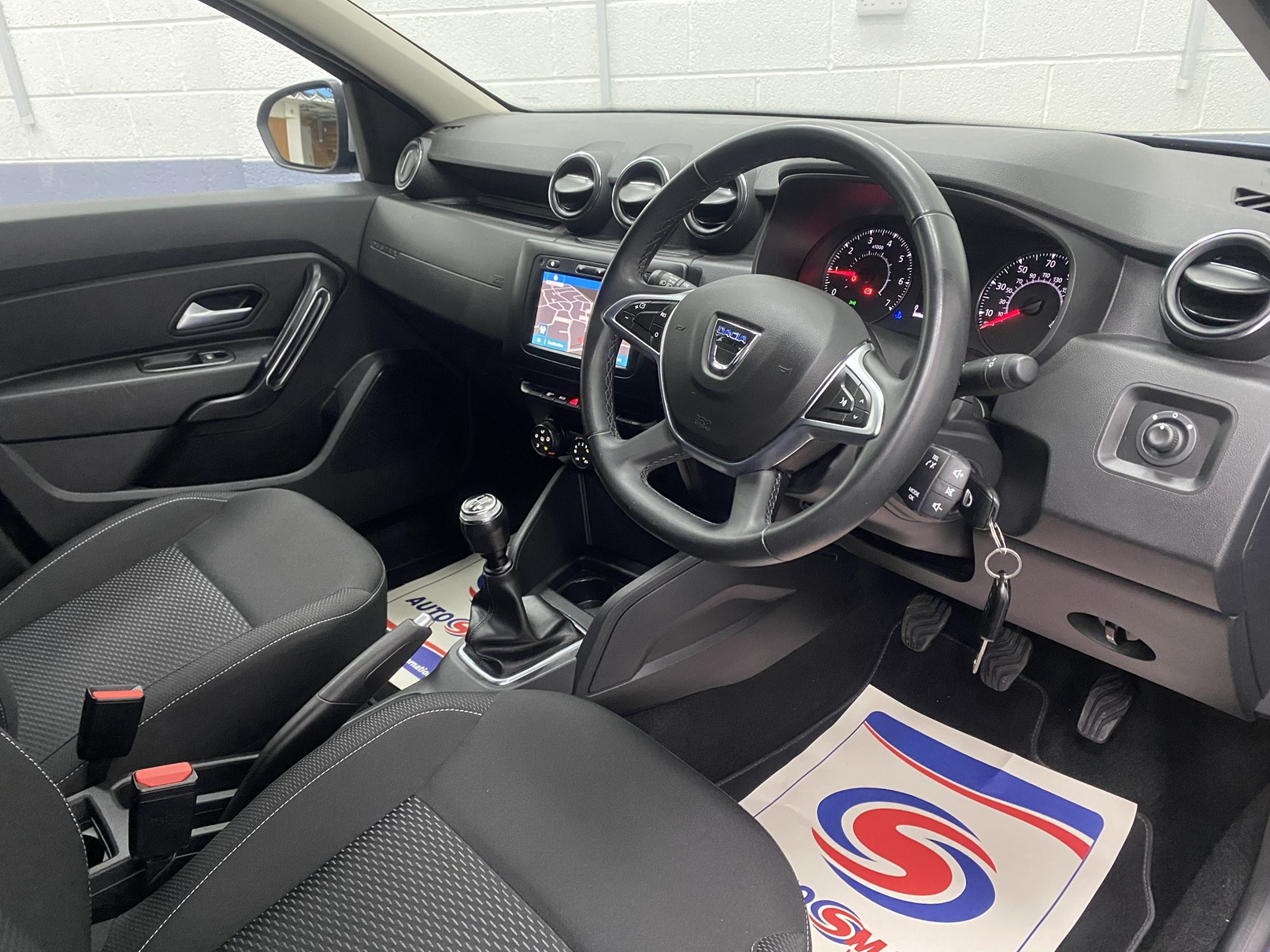 Metallic Blue Dacia Duster Comfort for sale at Michael Harraway Cars SL20 WXW 19