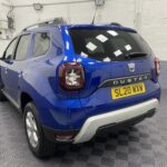 Metallic Blue Dacia Duster Comfort for sale at Michael Harraway Cars SL20 WXW 2