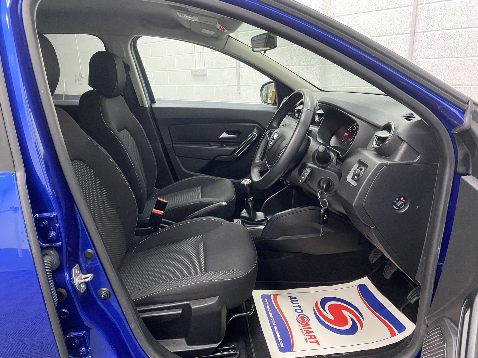 Metallic Blue Dacia Duster Comfort for sale at Michael Harraway Cars SL20 WXW 20