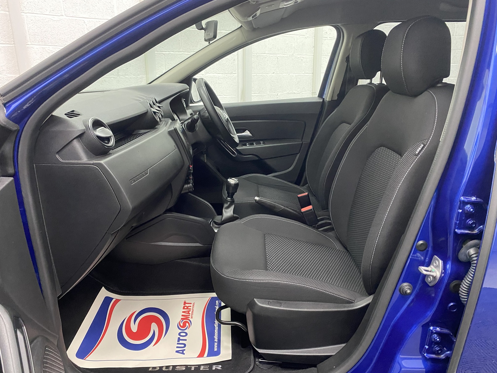 Metallic Blue Dacia Duster Comfort for sale at Michael Harraway Cars SL20 WXW 22