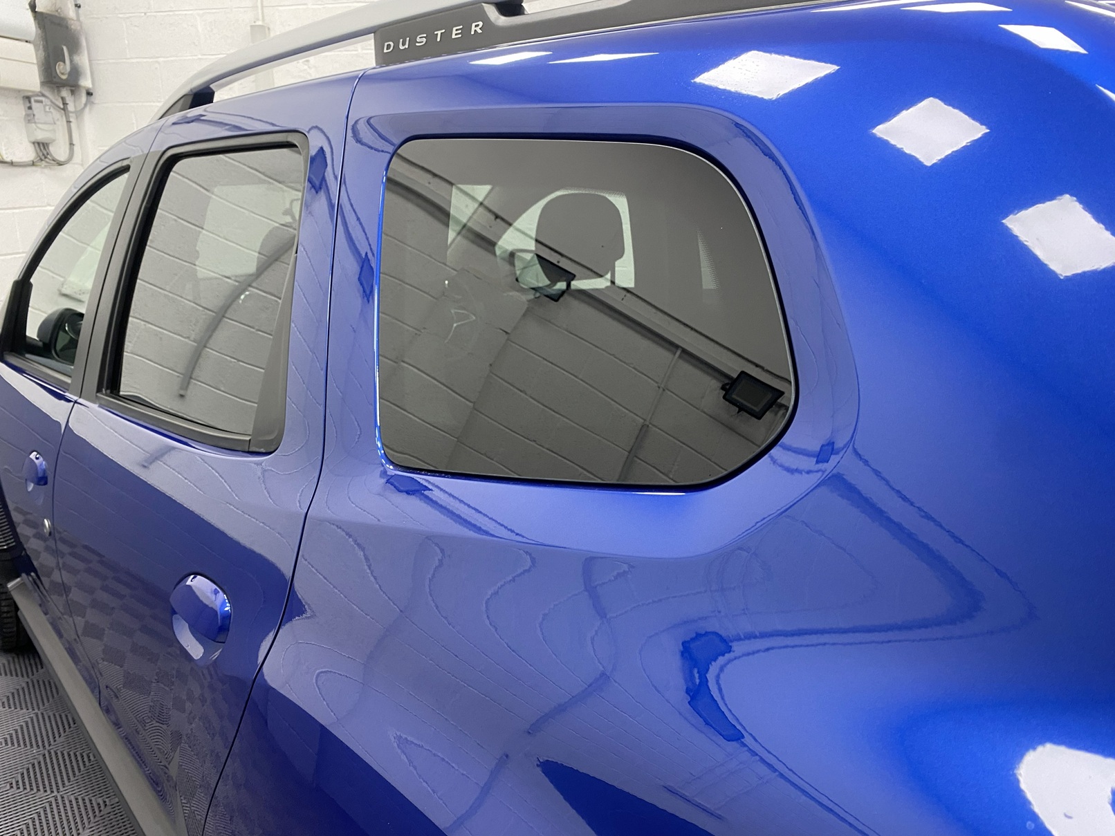 Metallic Blue Dacia Duster Comfort for sale at Michael Harraway Cars SL20 WXW 26