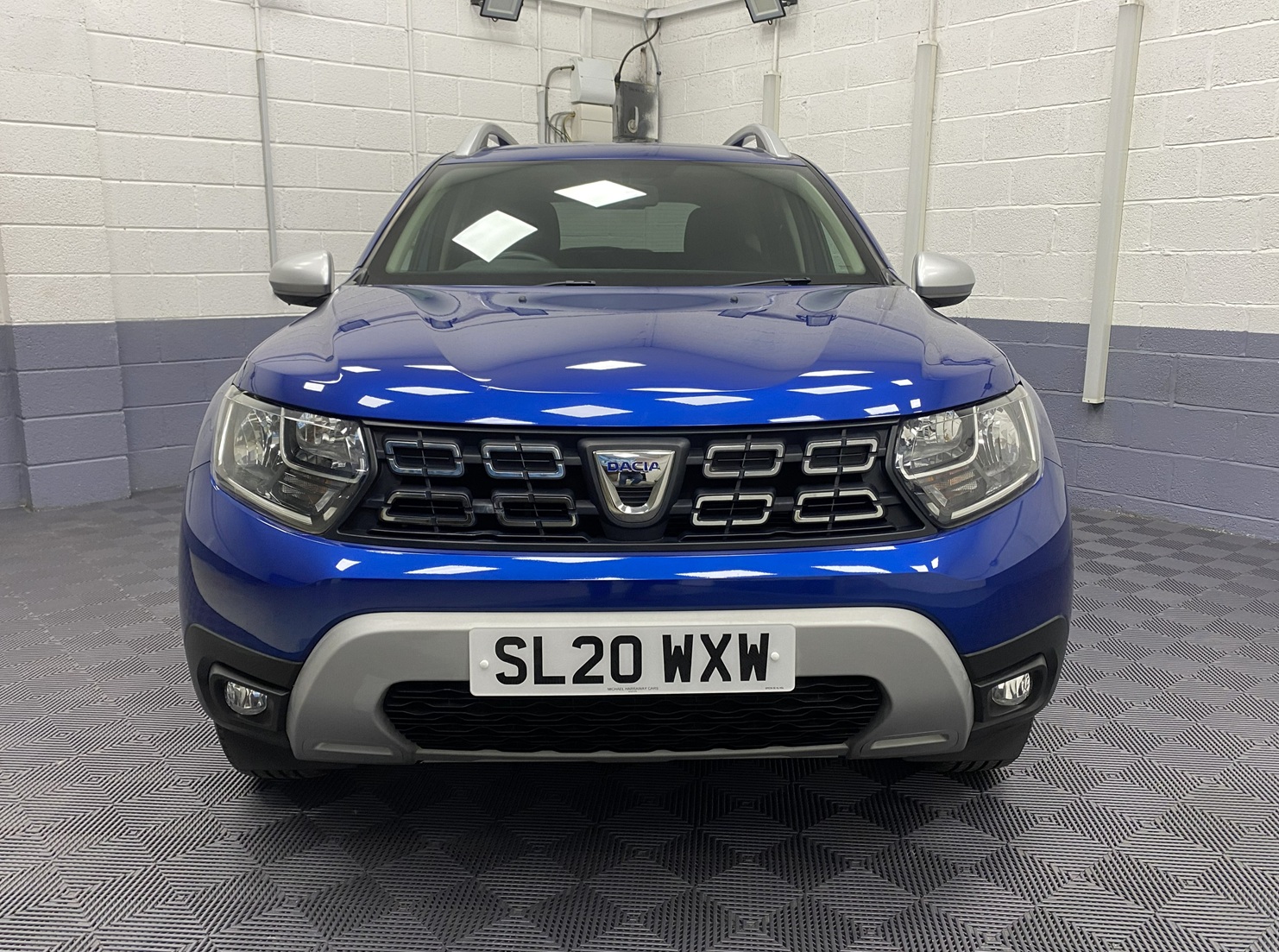 Metallic Blue Dacia Duster Comfort for sale at Michael Harraway Cars SL20 WXW 9
