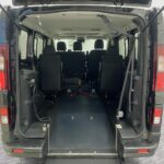 A black Renault Trafic Wheelchair Accessible Vehicle WAV that is for sale at Michael Harraway Cars in Weston super Mare. OU74 EFH 100