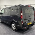 A black Renault Trafic Wheelchair Accessible Vehicle WAV that is for sale at Michael Harraway Cars in Weston super Mare. OU74 EFH 1