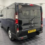 A black Renault Trafic Wheelchair Accessible Vehicle WAV that is for sale at Michael Harraway Cars in Weston super Mare. OU74 EFH 2