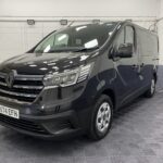 A black Renault Trafic Wheelchair Accessible Vehicle WAV that is for sale at Michael Harraway Cars in Weston super Mare. OU74 EFH 23