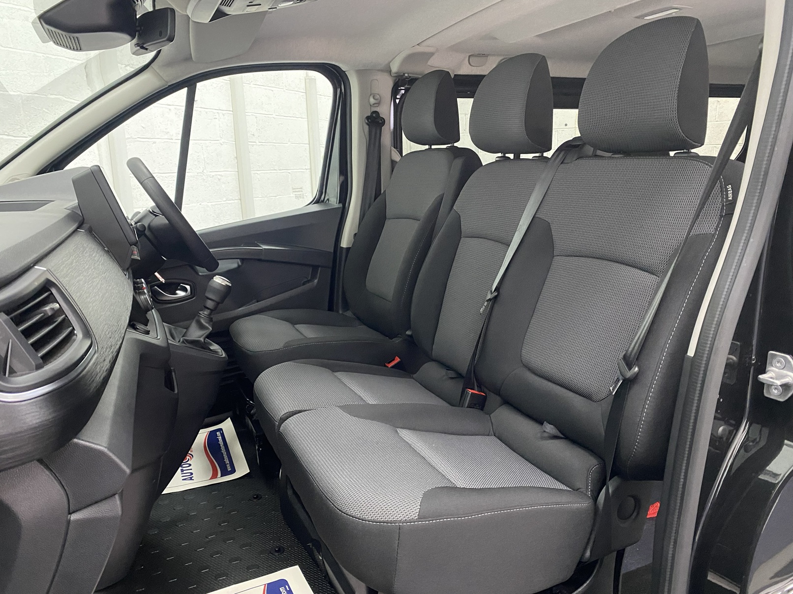 A black Renault Trafic Wheelchair Accessible Vehicle WAV that is for sale at Michael Harraway Cars in Weston super Mare. OU74 EFH 8