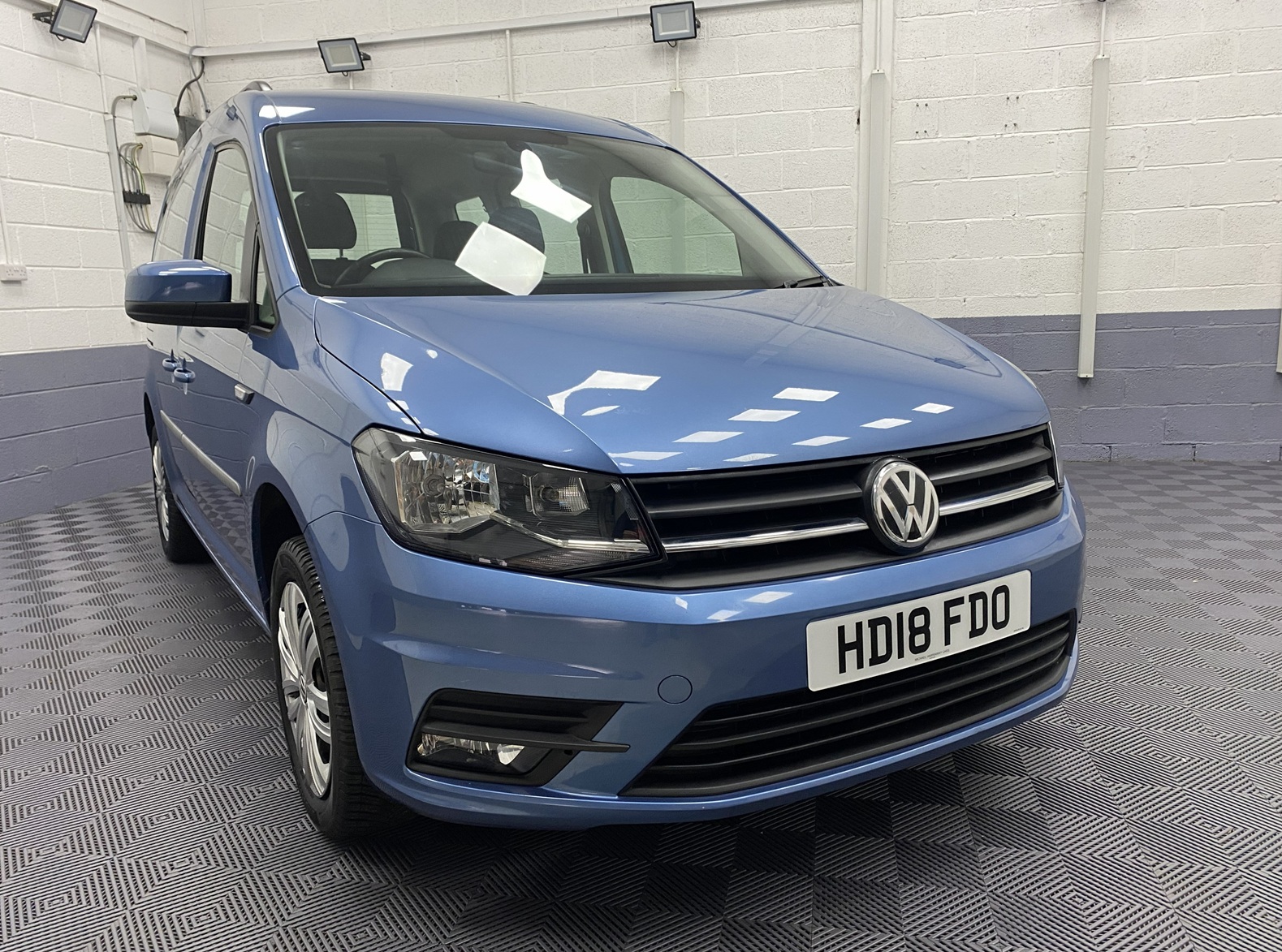 Volkswagen Caddy Life Petrol Automatic Wheelchair Accessible Vehicle that is For sale at Michael Harraway Cars in Weston super Mare. HD18 FD 2