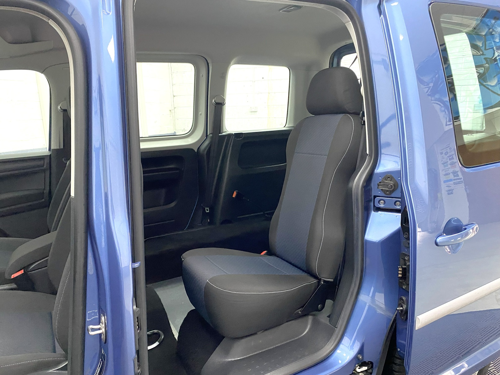 Volkswagen Caddy Life Petrol Automatic Wheelchair Accessible Vehicle that is For sale at Michael Harraway Cars in Weston super Mare. HD18 FD 21