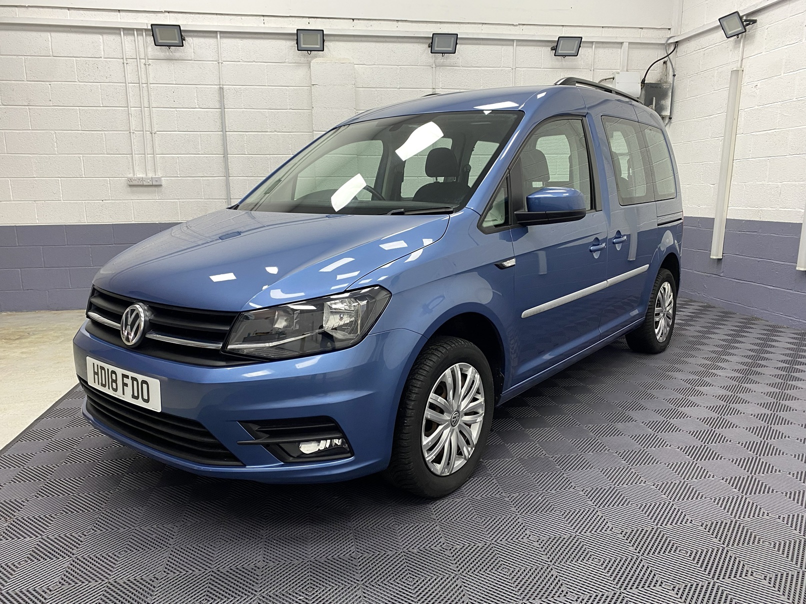 Volkswagen Caddy Life Petrol Automatic Wheelchair Accessible Vehicle that is For sale at Michael Harraway Cars in Weston super Mare. HD18 FD 4