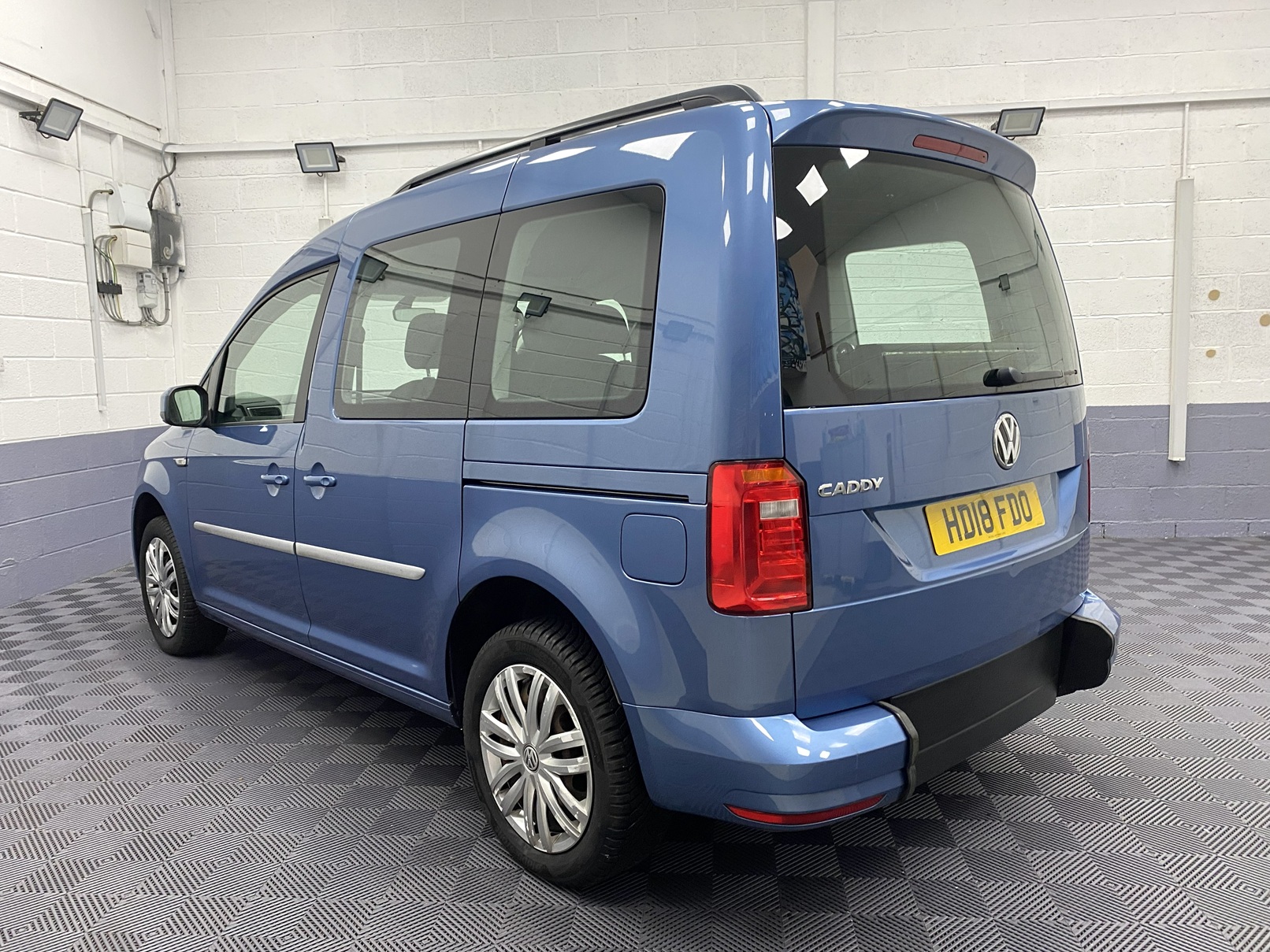 Volkswagen Caddy Life Petrol Automatic Wheelchair Accessible Vehicle that is For sale at Michael Harraway Cars in Weston super Mare. HD18 FD 5