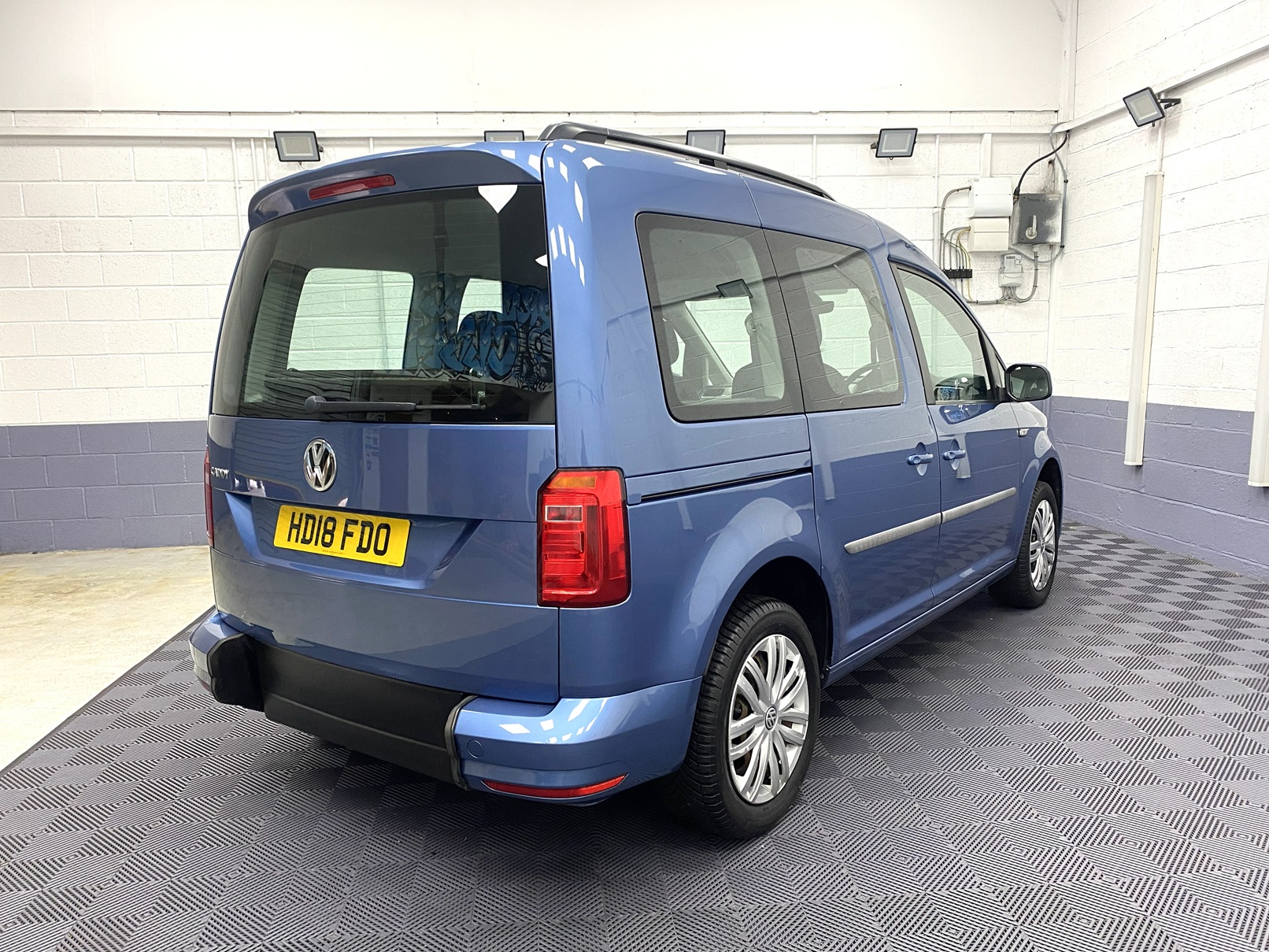Volkswagen Caddy Life Petrol Automatic Wheelchair Accessible Vehicle that is For sale at Michael Harraway Cars in Weston super Mare. HD18 FD 8