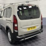 2020 Beige Peugeot Rifter rear three quarter view SF70 KNX