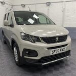 2020 Beige Peugeot Rifter Allure front three quarter view close up SF70 KNX