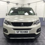 2020 Beige Peugeot Rifter front view SF70 KNX