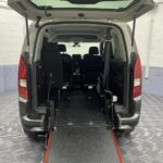 2020 Peugeot Rifter wheelchair accessible vehicle with the ramp deployed SF70 KNX
