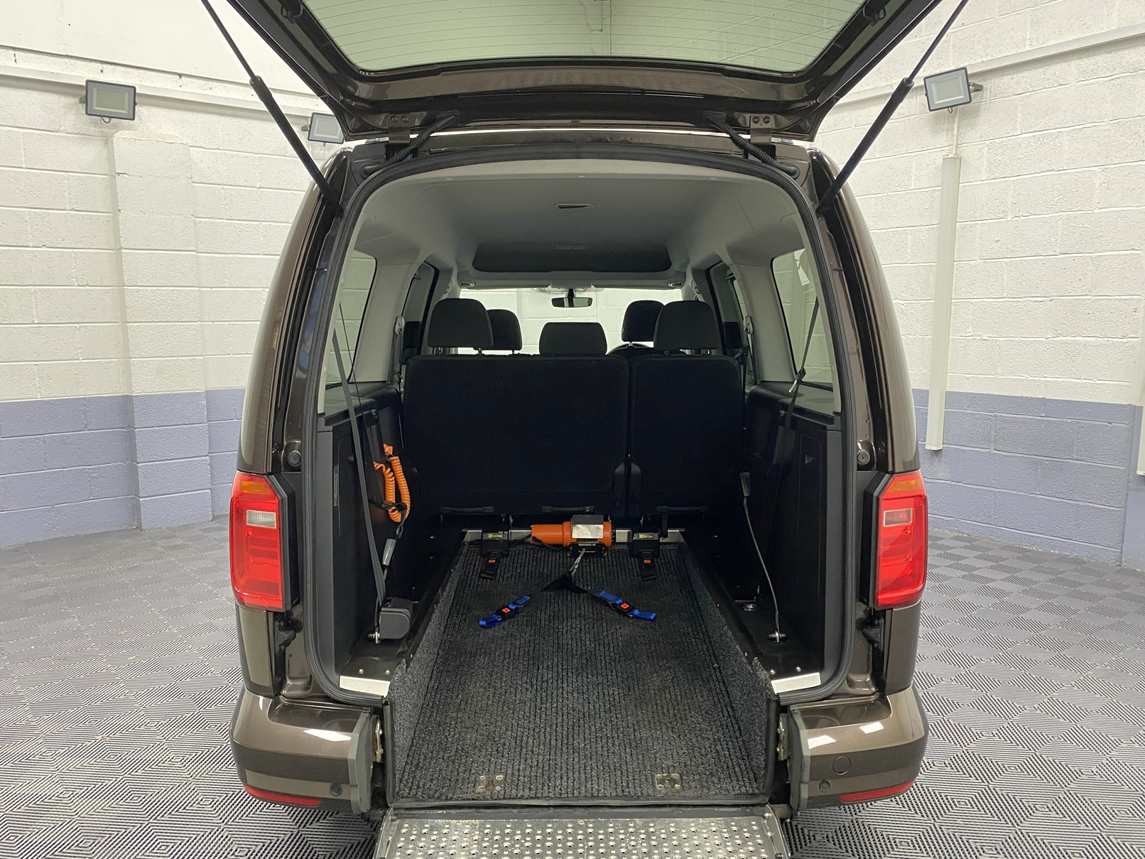 2021 Volkswagen Caddy Maxi wheelchair accessible vehicle lowered rear floor section NK21 CCA