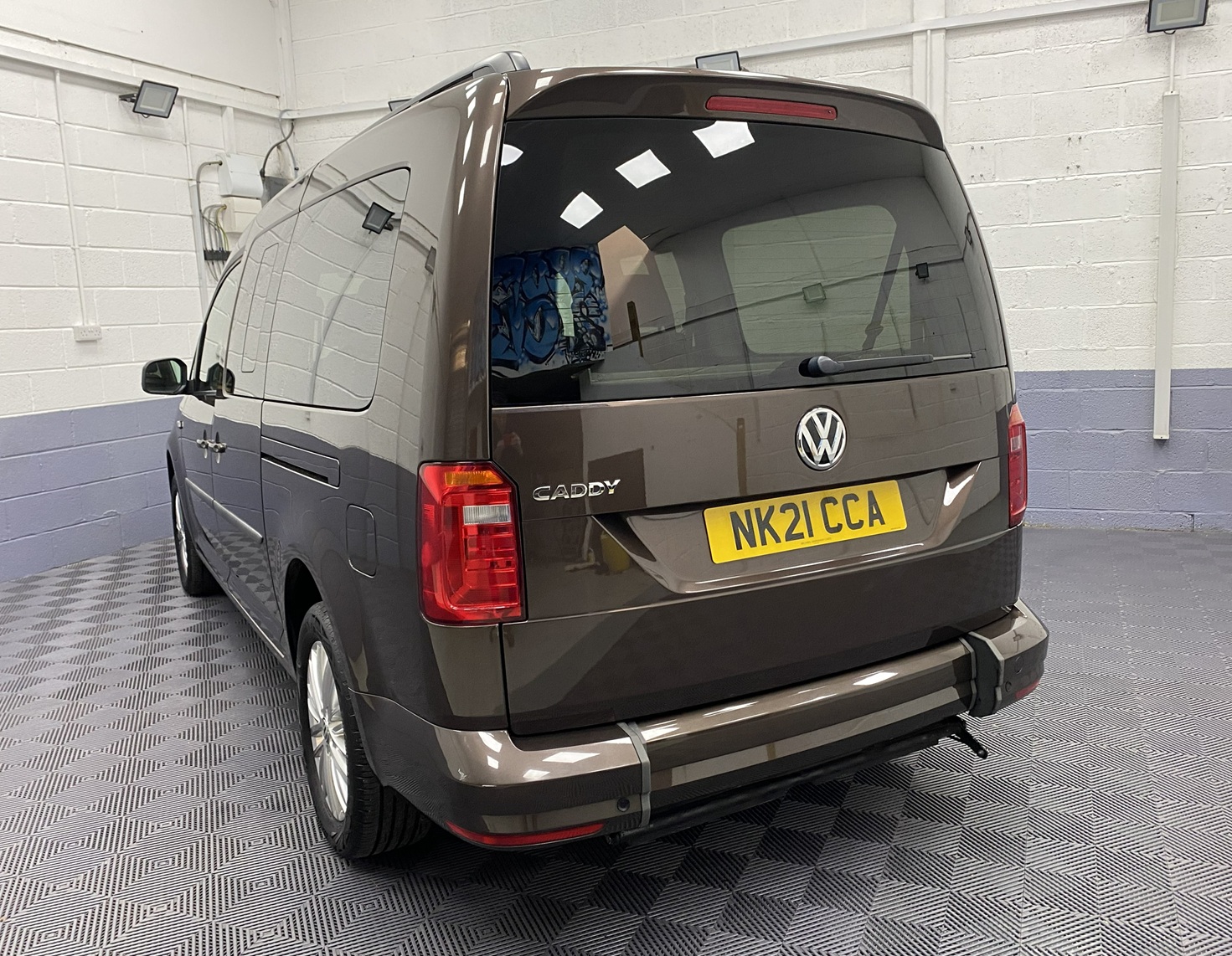 2021 Bronze Volkswagen Caddy Maxi rear quarter NK21 CCA
