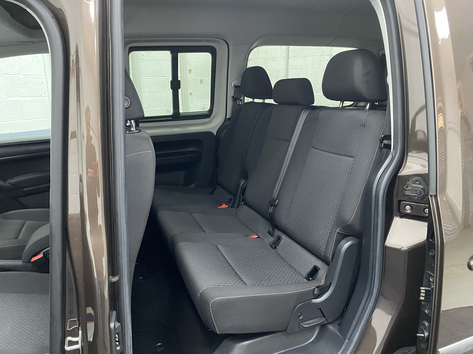 2021 Volkswagen Caddy Maxi rear seats in grey upholstery NK21 CCA