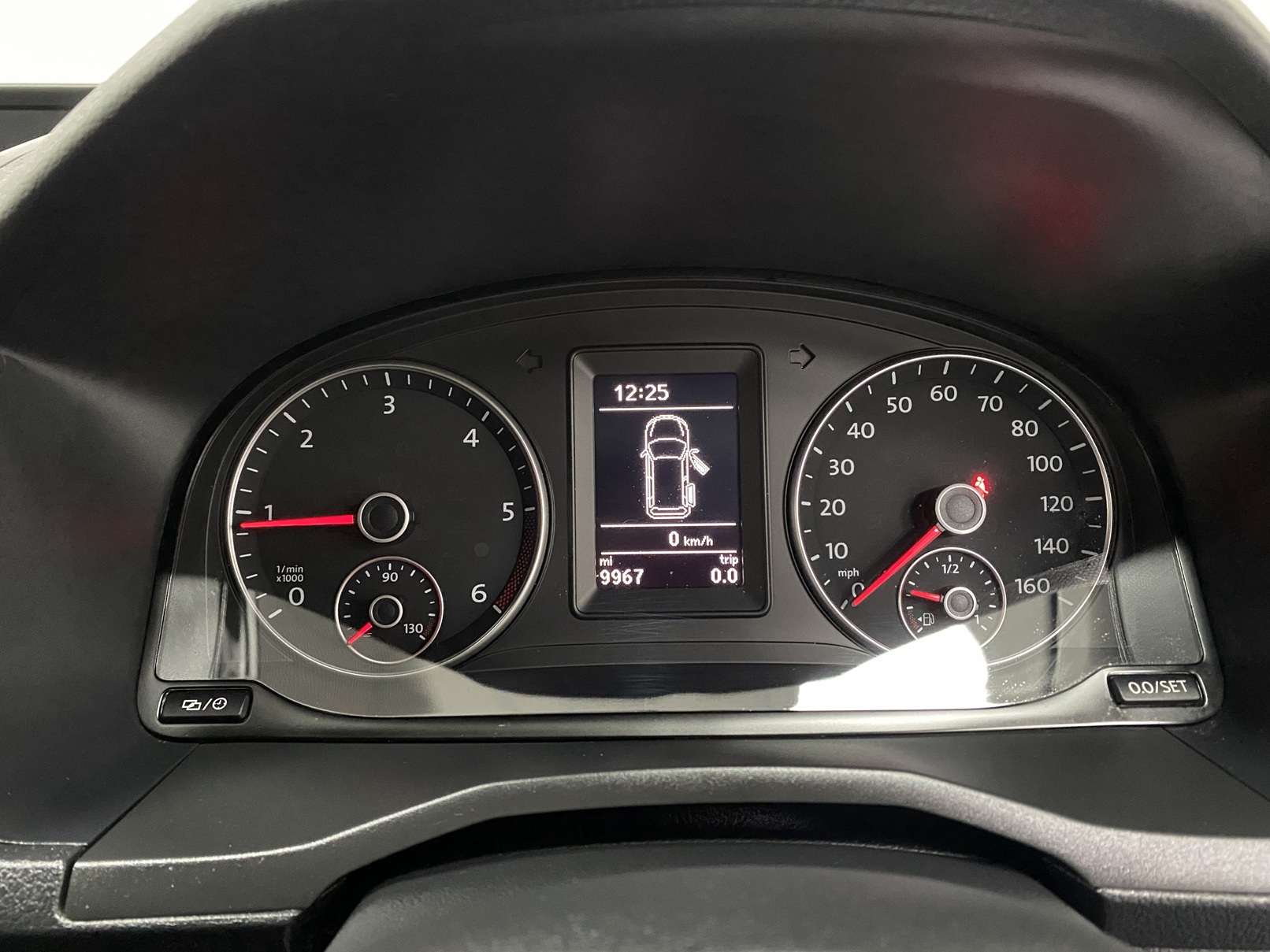 2021 Volkswagen Caddy Maxi speedo with mileage of 9967 miles NK21 CCA
