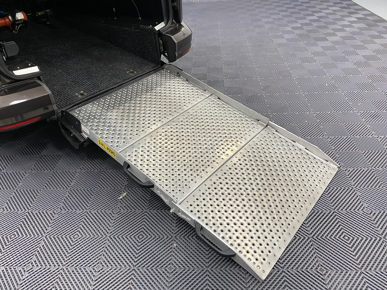 2021 Volkswagen Caddy Maxi WAV vehicle rear wheelchair ramp NK21 CCA