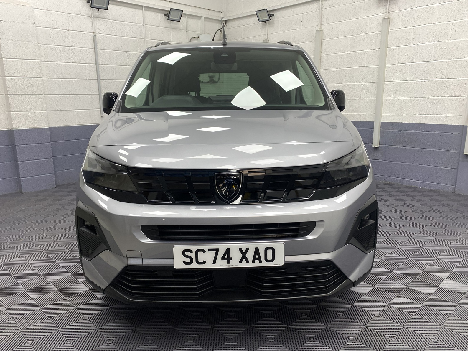 2025 grey Peugeot Rifter front view SC74 XAO