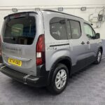 2025 Peugeot Rifter rear three quarter view from the offside SC74 XAO