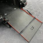 Rear wheelchair ramp in the deployed position SG22 OKT