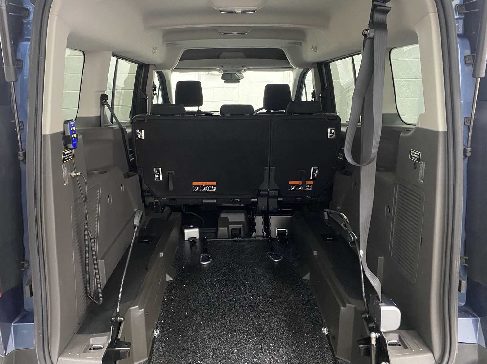Rear wheelchair space in a Ford Grand Tourneo Connect WAV SG22 OKT
