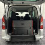 2019 Peugeot Partner Tepee WAV vehicle rear ramp in the stored position SF68 FKN