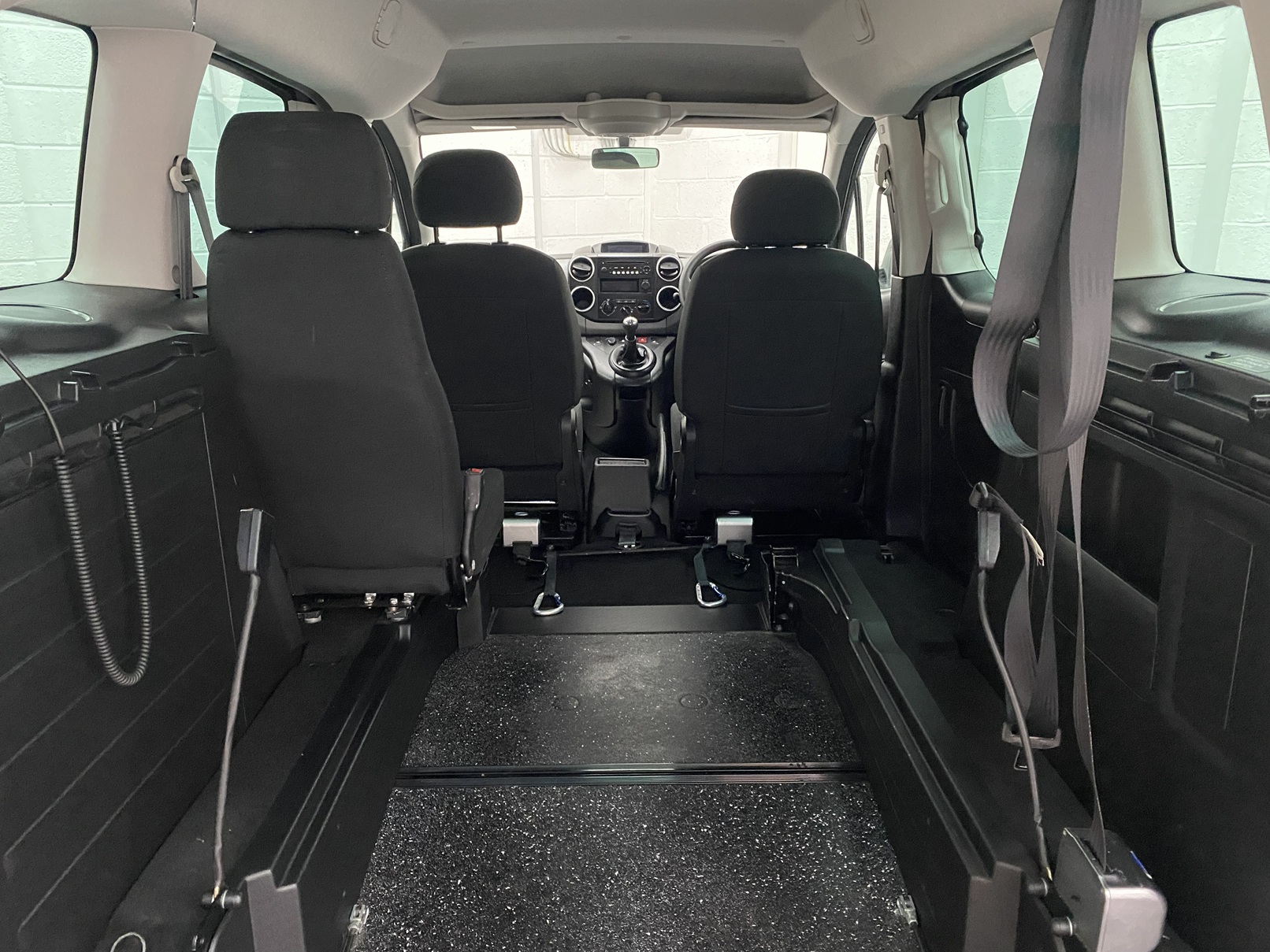 2019 Peugeot Partner wheelchair accessible vehicle wheelchair area SF68 FKN