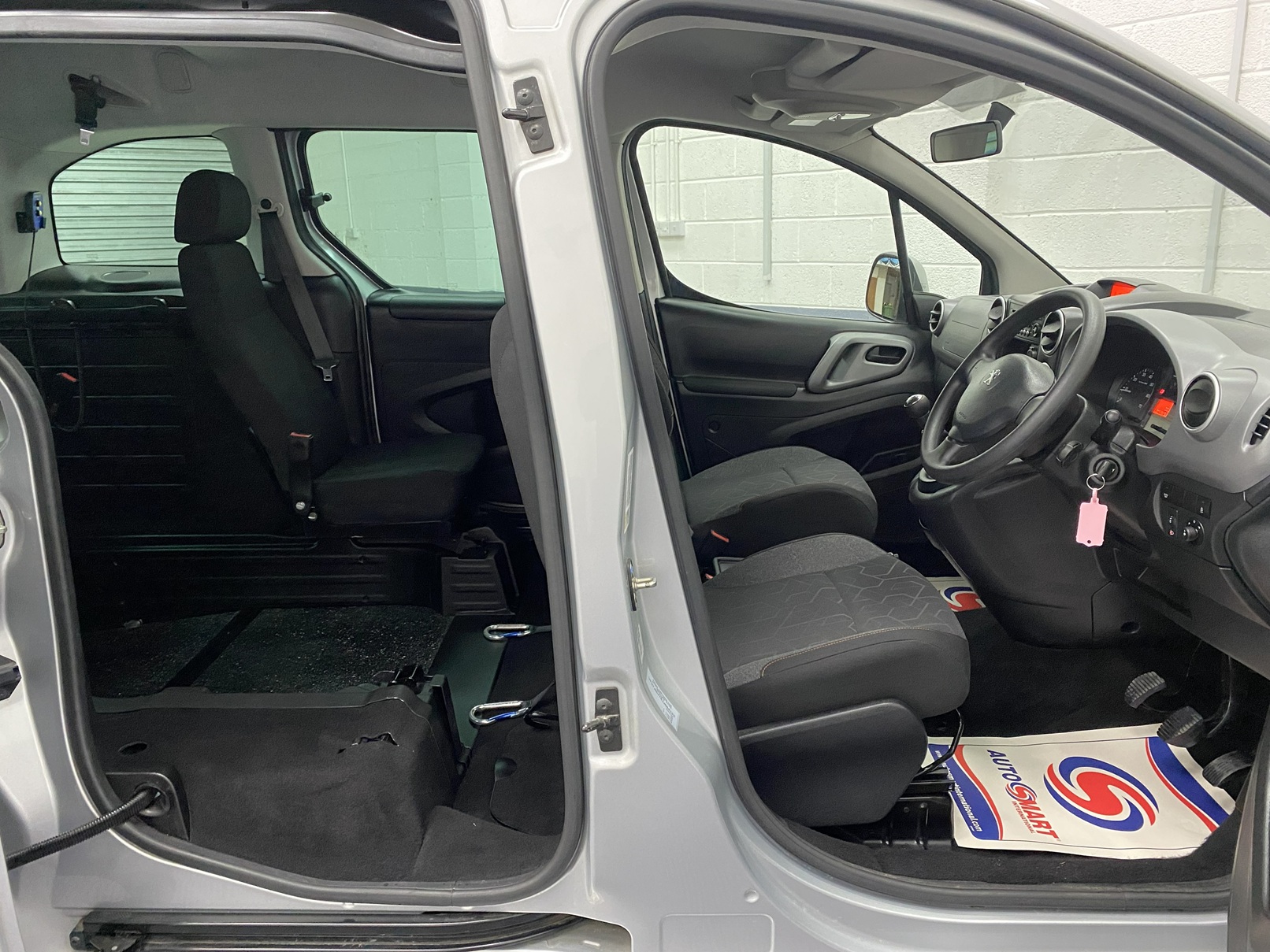 2019 Peugeot Partner wheelchair accessible vehicle interior view from side SF69 FKN