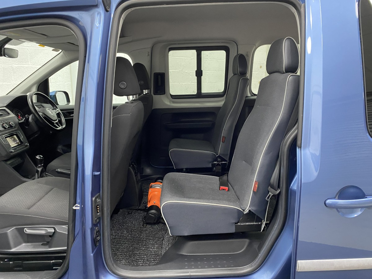 2019 Volkswagen Caddy Maxi Wheelchair accessible vehicle twin single rear seats NK19BPU