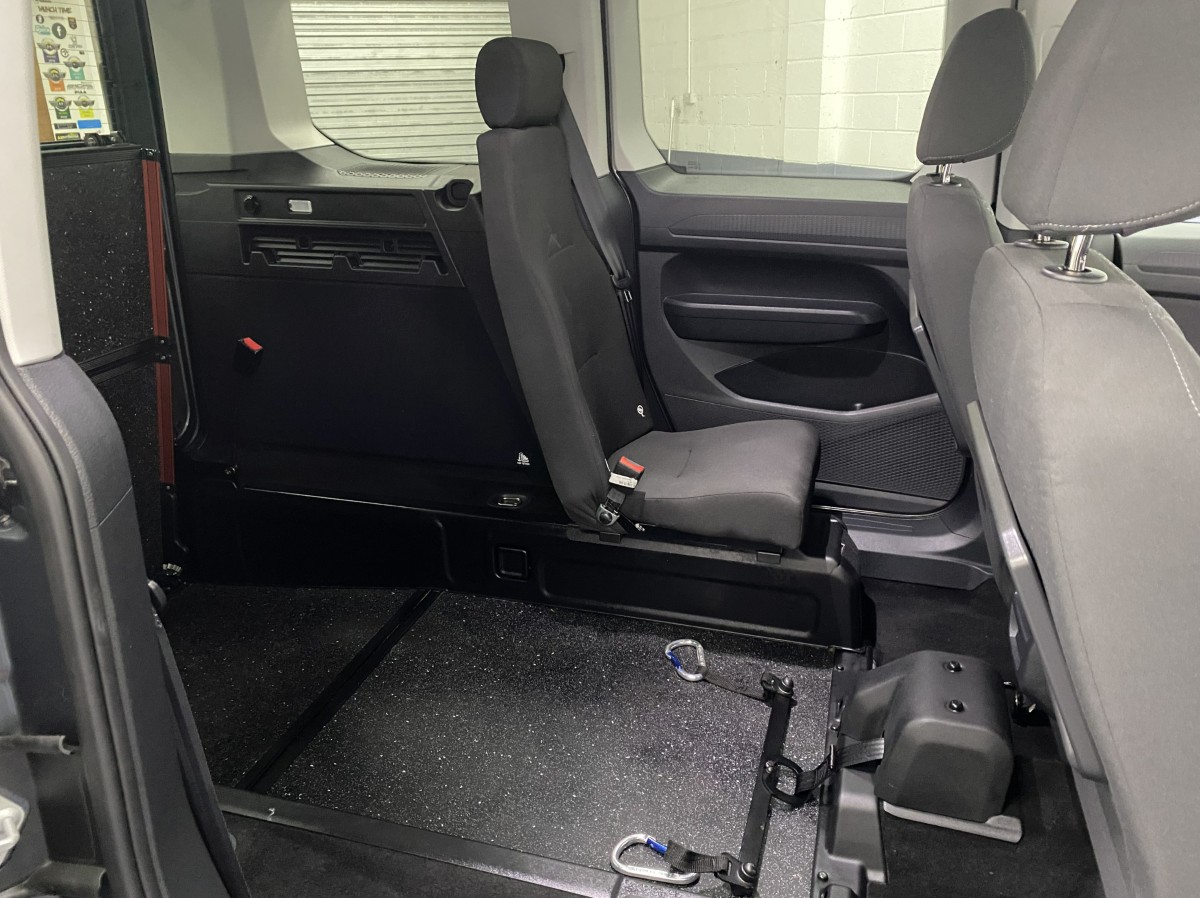 2023 Ford Tourneo Connect wheelchair accessible vehicle single rear seat and wheelchair area SD73NUV