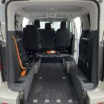 2022 Citroen Space Tourer wheelchair accessible vehicle showing lowered rear floor section NK22 CVZ