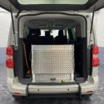 2022 Citroen Space Tourer WAV rear bi fold wheelchair ramp in stored position. NK22 CVZ