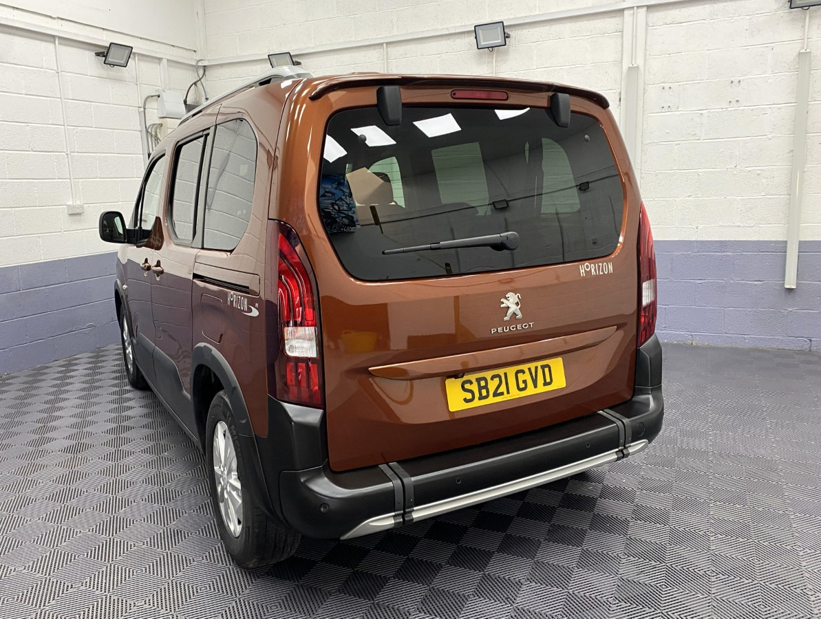 2021 (21) Peugeot Rifter 1.5 BlueHDi Wheelchair Accessible Vehicle (WAV) – 5 Seats