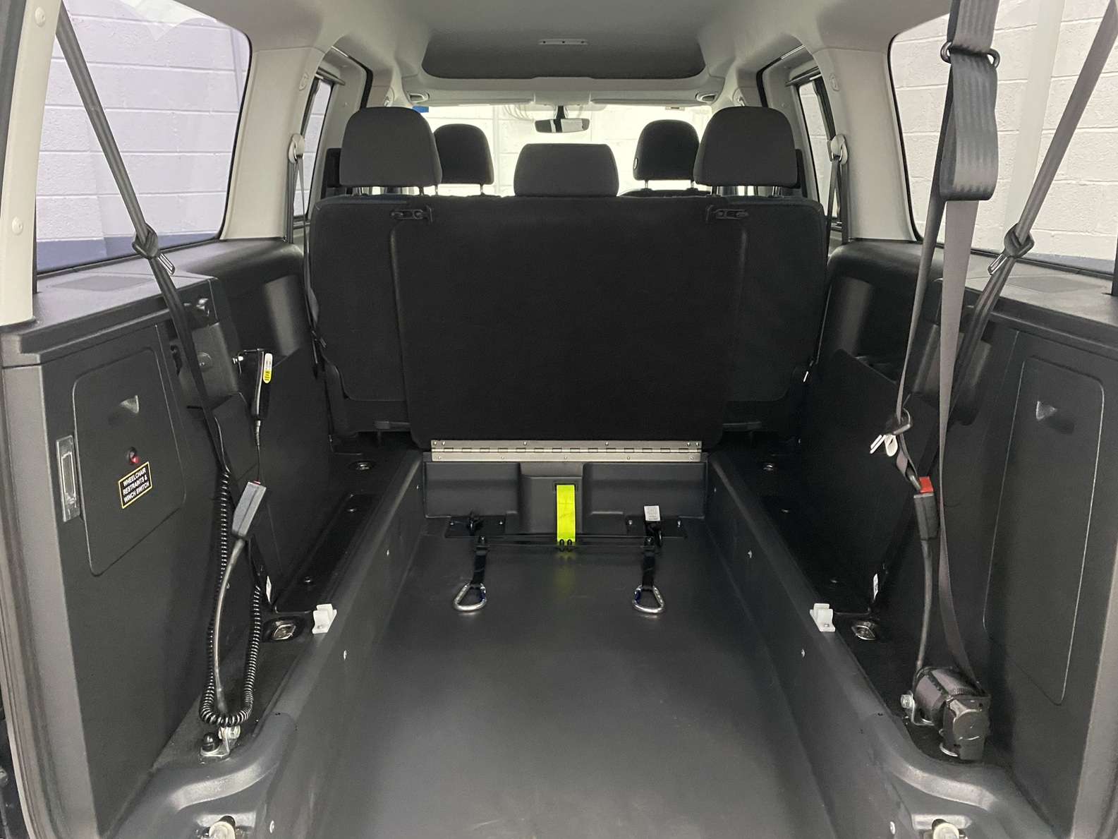 2018 Volkswagen Caddy Maxi WAV rear wheelchair space and lowered floor YY68LHF