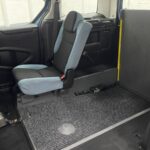 Citroen Berlingo 3 Seat wheelchair accessible vehicle rear single seat and space for wheelchair passenger WA64JEU