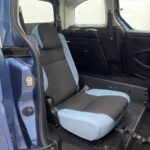 Citroen Berlingo WAV single rear seat in wheelchair area. WA64JEU
