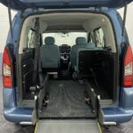 Citroen Berlingo 3 Seat wheelchair accessible vehicle rear wheelchair area and lowered rear floor section WA64JEU