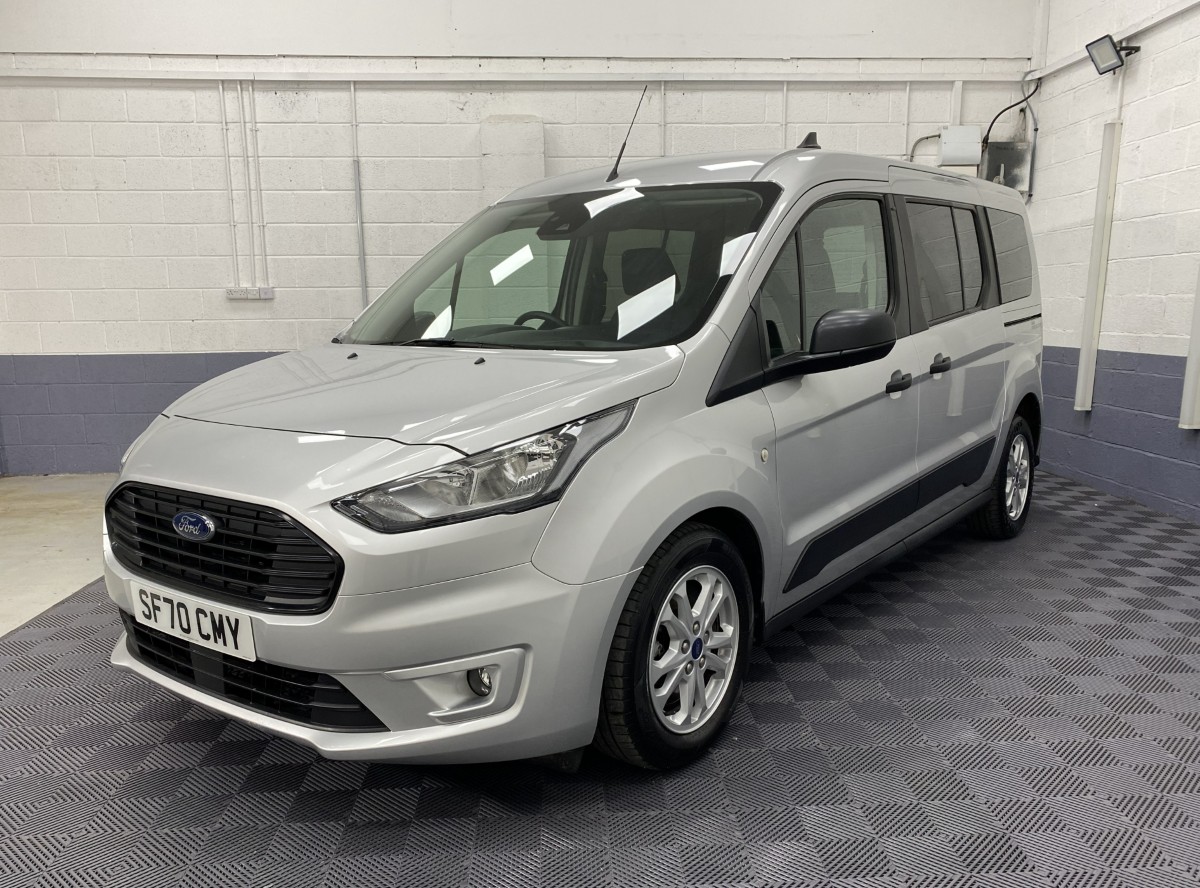 2020 Ford Grand Tourneo Automatic wheelchair accessible vehicle front three quarter view SF70CMY