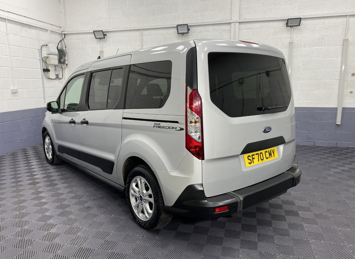 2020 Ford Grand Tourneo Automatic wheelchair accessible vehicle rear three quarter view SF70CMY