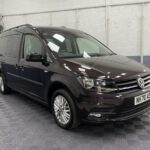 Volkswagen Caddy Maxi Wheelchair accessible vehicle front three quarter view NK70ASO
